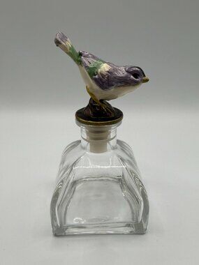 Decorative Bottle with Bird Stopper